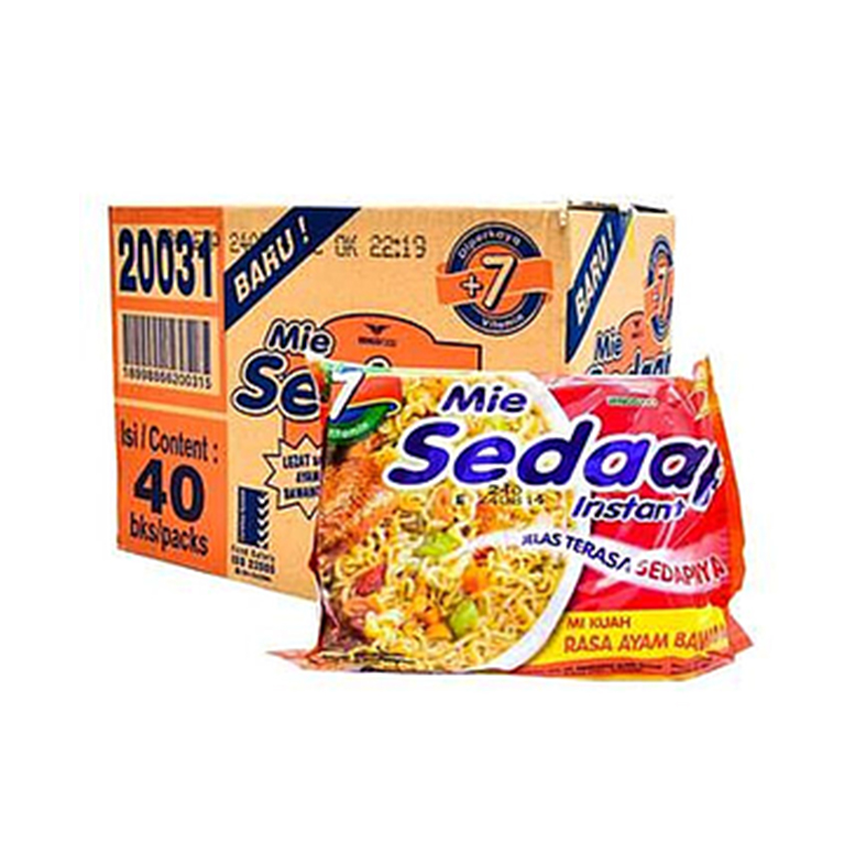 Mie Sedaap Ayam Bawang 70 Gr Karton Isi 40 Pcs