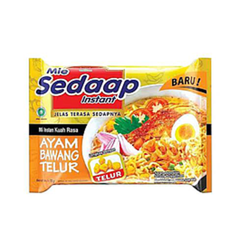 Mie Sedaap Mie Instant Ayam Bawang Telur 73 Gr