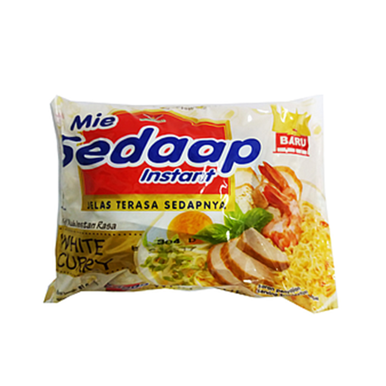 Mie Sedaap Mie Instant White Curry 81 Gr