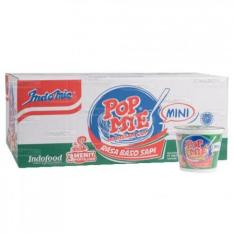 Pop Mie Mini Rasa Baso Sapi 38 Gr Karton Isi 24 Pcs