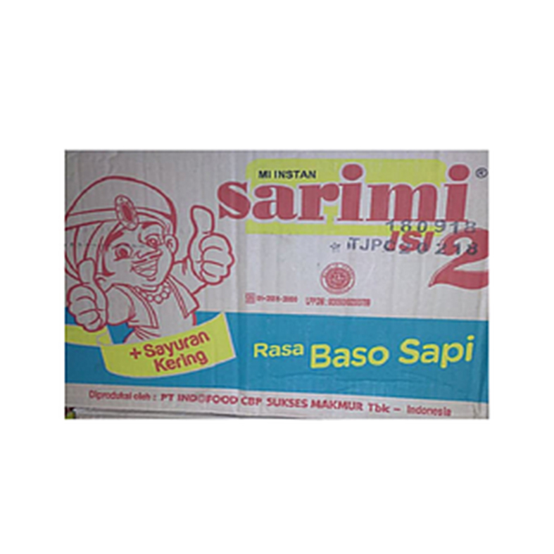 Sarimi Isi 2 Rasa Baso Sapi 115 G Karton Isi 24 Pcs