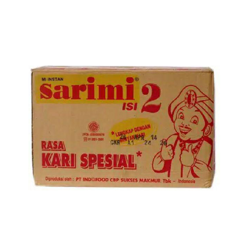 Sarimi Isi 2 Rasa Kari Spesial 115 Gr Karton Isi 24 Pcs