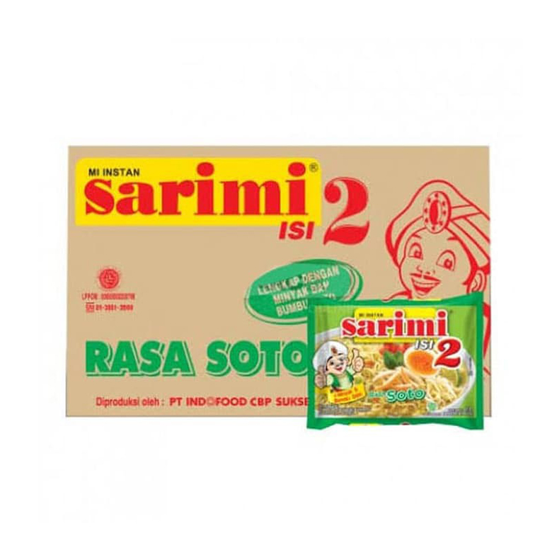 Sarimi Isi 2 Rasa Soto 115 G Karton Isi 24 Pcs