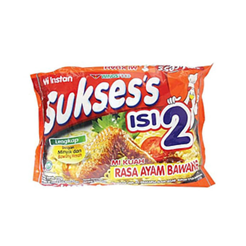 Suksess Mie Instant Isi 2 Ayam Bawang 112 Gr