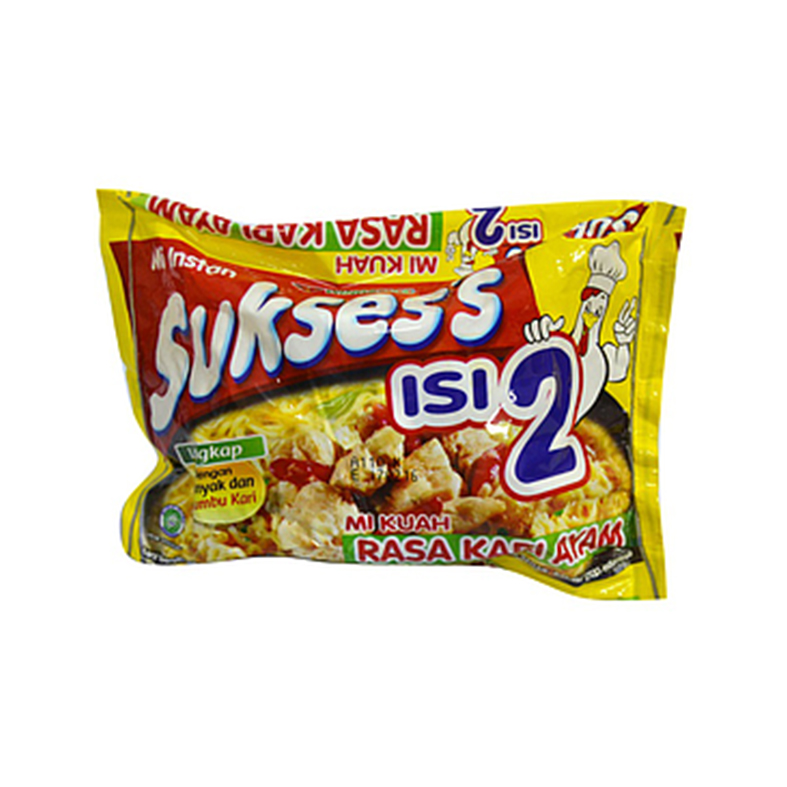 Suksess Mie Instant Isi 2 Kari Ayam 112 Gr