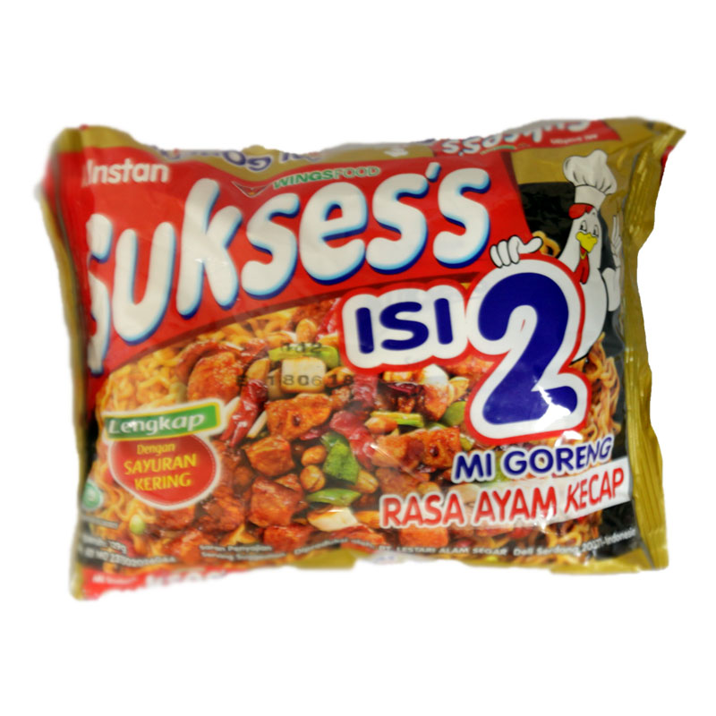 Suksess Mie Instant Isi 2 Mie Goreng Ayam Kecap 112 Gr Karton Isi 24 Pcs