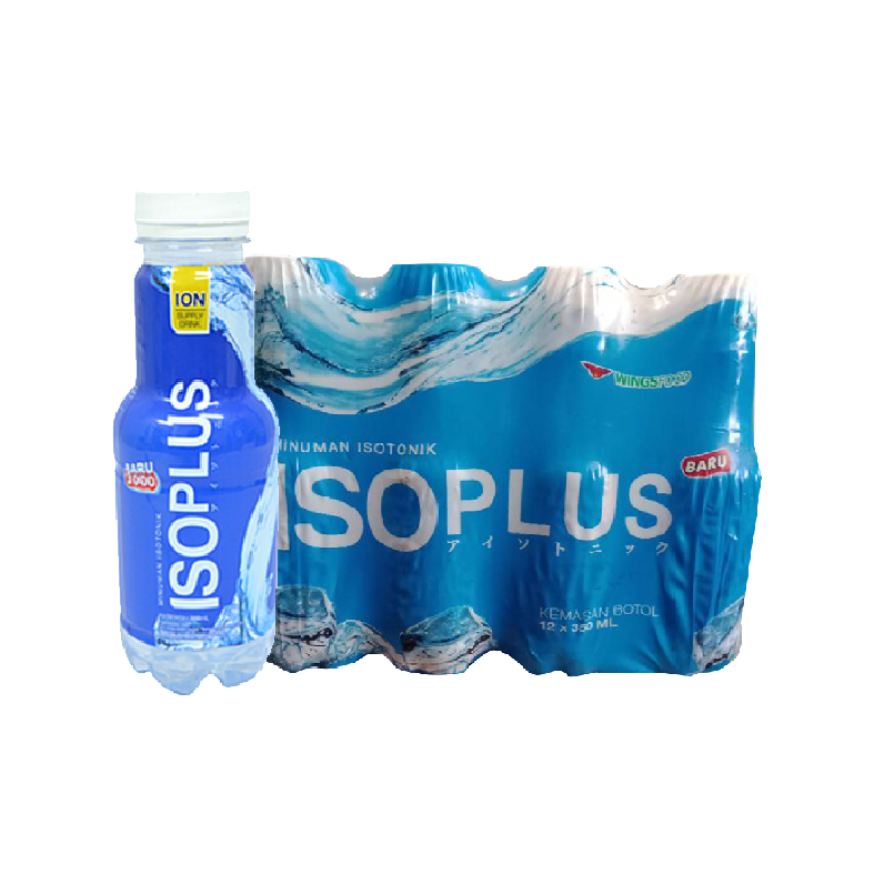Isoplus 350 Ml Botol Pet Box Isi 12 Pcs