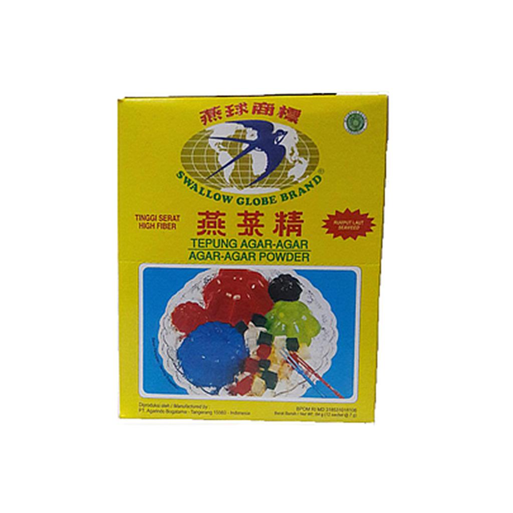 Swallow Agar-Agar Sachet 7 Gr Box Isi 12 Pcs