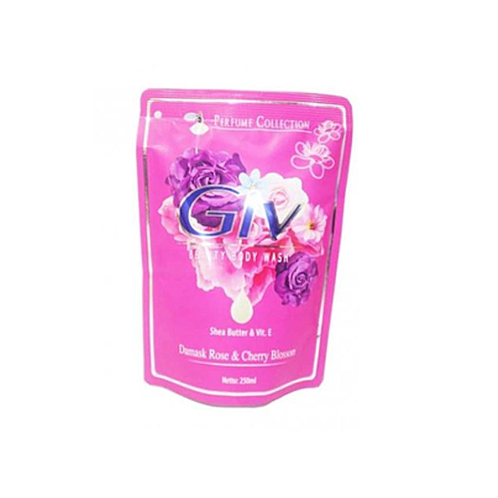 Giv Body Wash Damask Rose &amp; Cherry Blossom 250 Ml