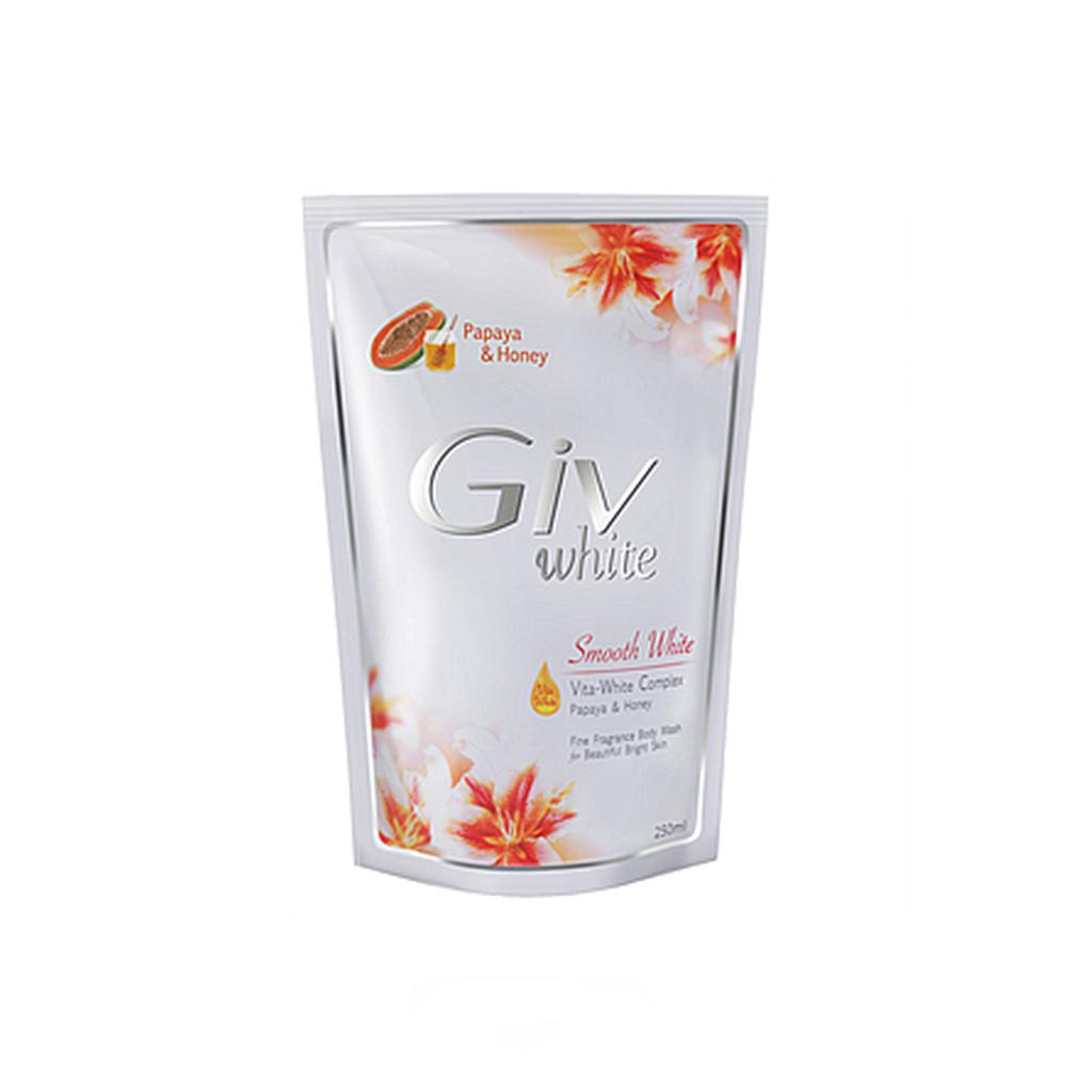 Giv Body Wash Papaya Pouch 250 Ml
