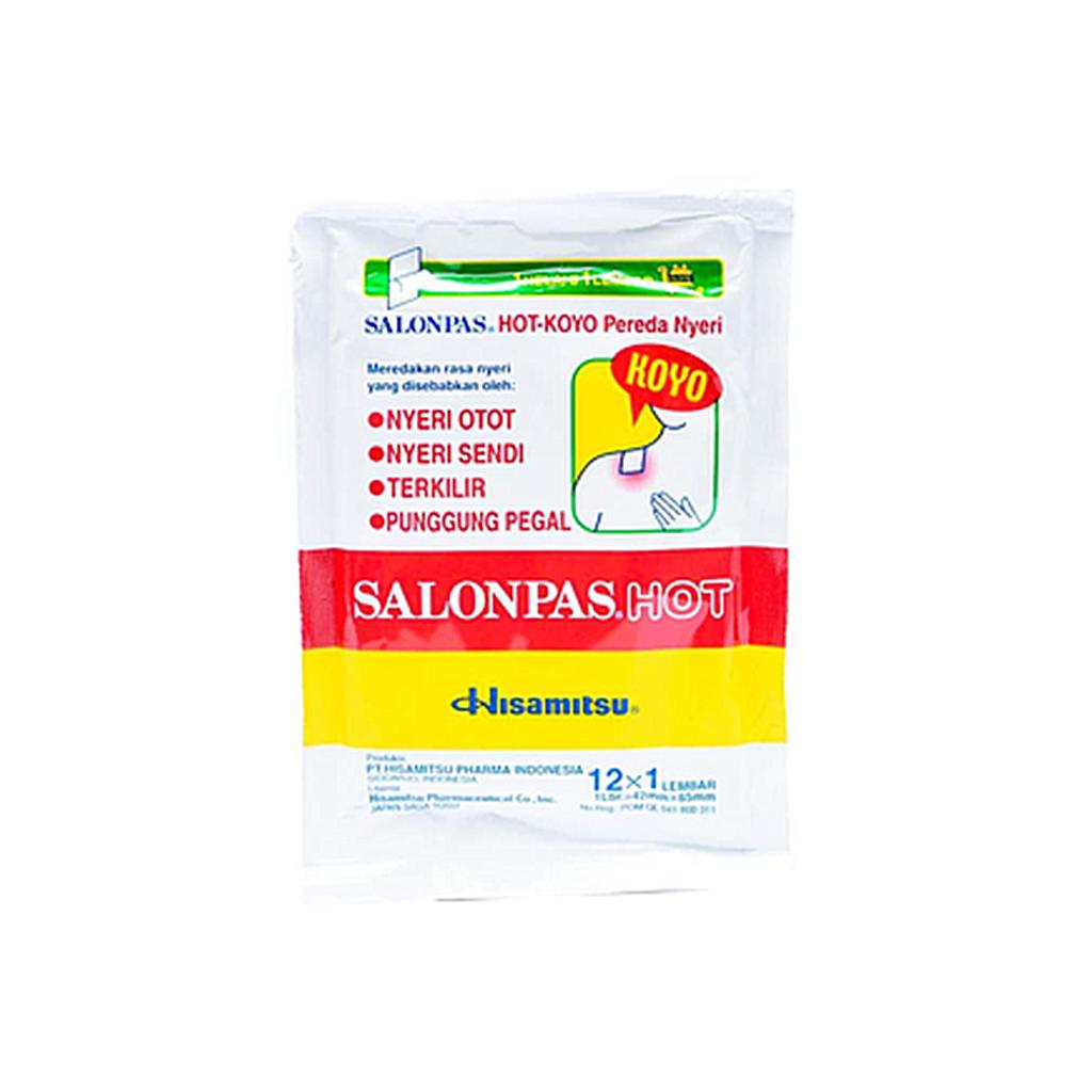 Salonpas Hot 1  Sachet  Pack Isi 12