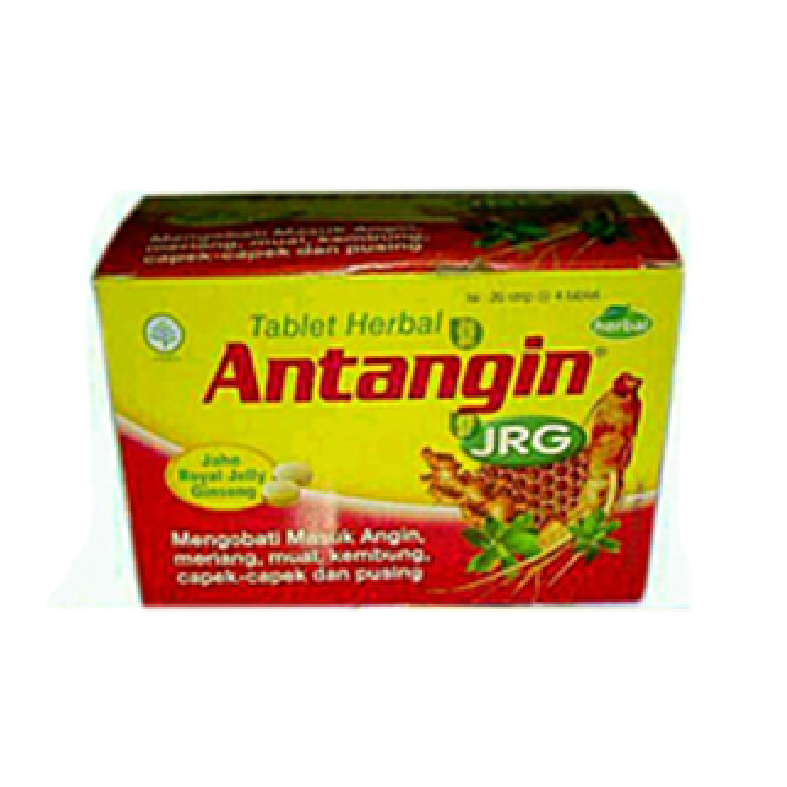 Antangin Tablet Herbal Jrg 4 Pcs Strip Box Isi 20