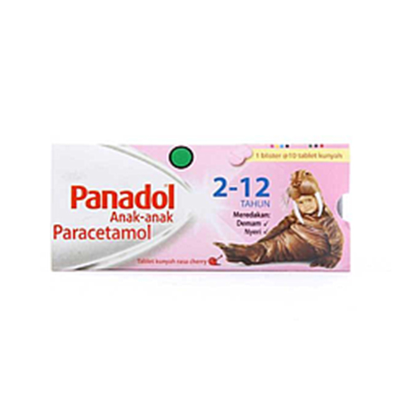 Panadol Anak Blister 10 Pcs