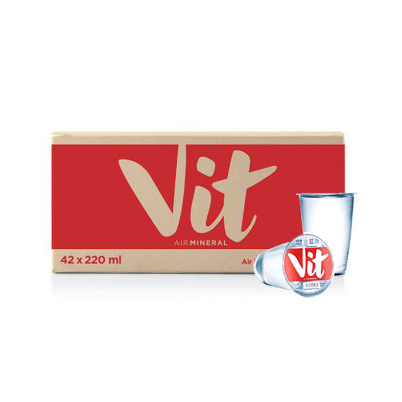 Vit Air Mineral Cup 240 Ml Karton Isi 48 Pcs