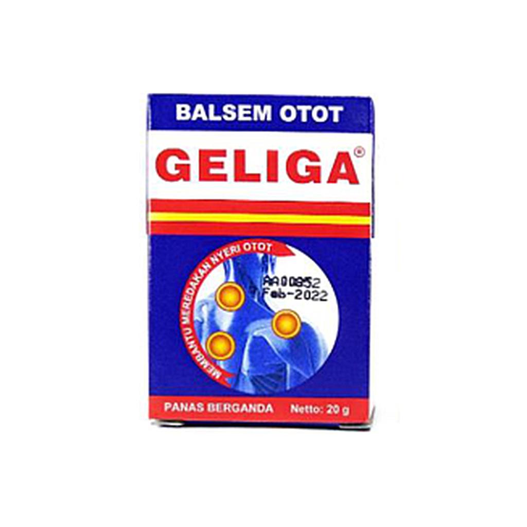 Geliga Balsem Otot 20 Gr Botol Kaca/(Rgb)