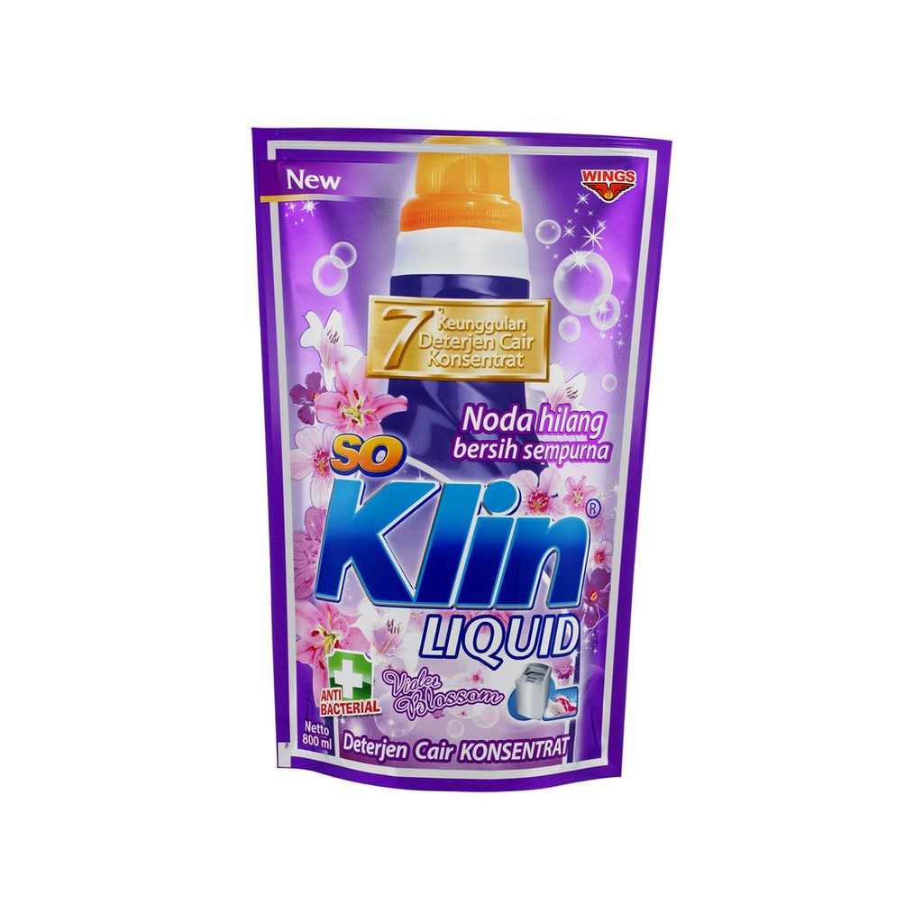 Soklin Liquid Violet Blossom 100 Ml Sachet