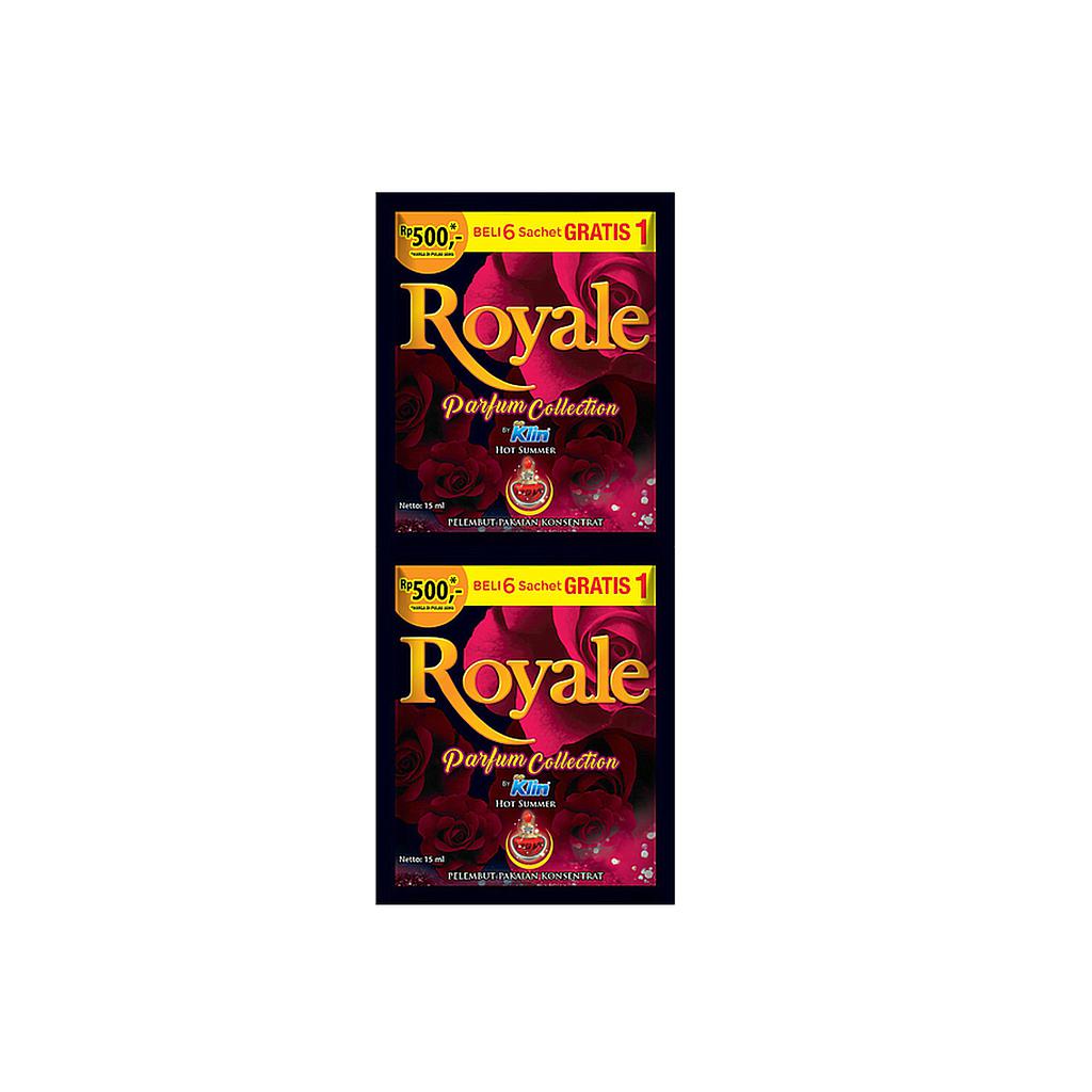 Soklin Royale Hot Summer 15 Ml Sachet Renceng 12 Pcs