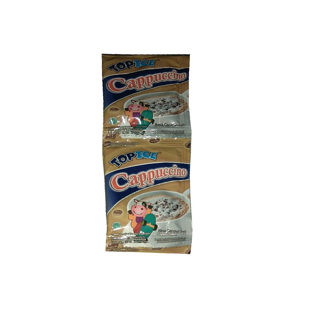 Top ice Cappuccino Sachet 7,3 Gr Renceng 10 Pcs