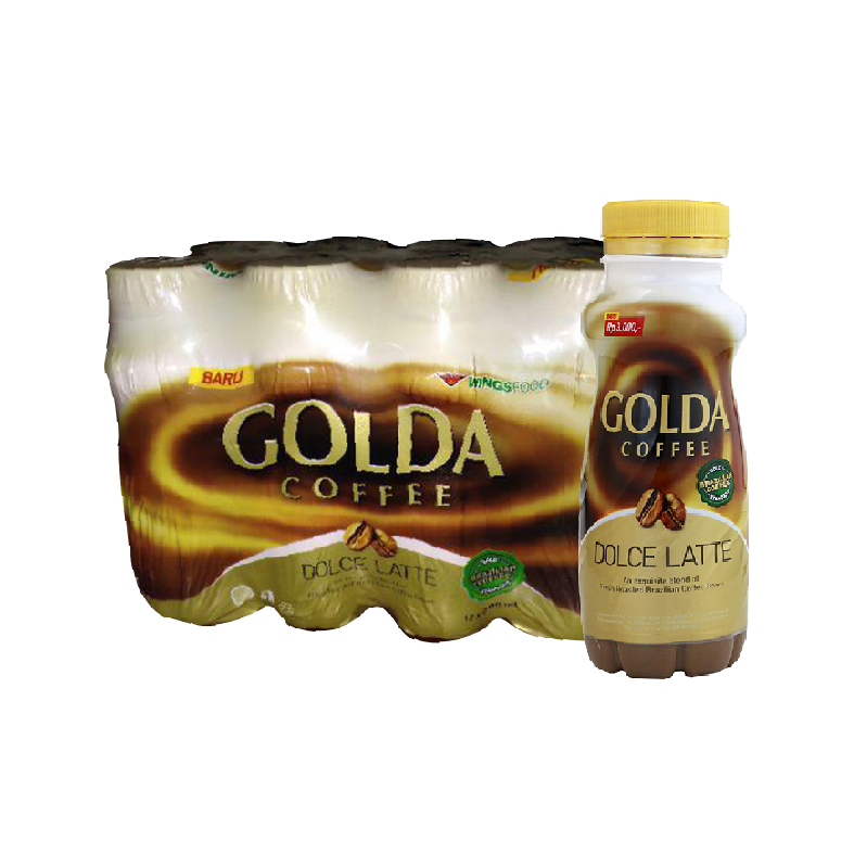 Golda Coffee PET 200 Ml Karton Isi 12 Pcs