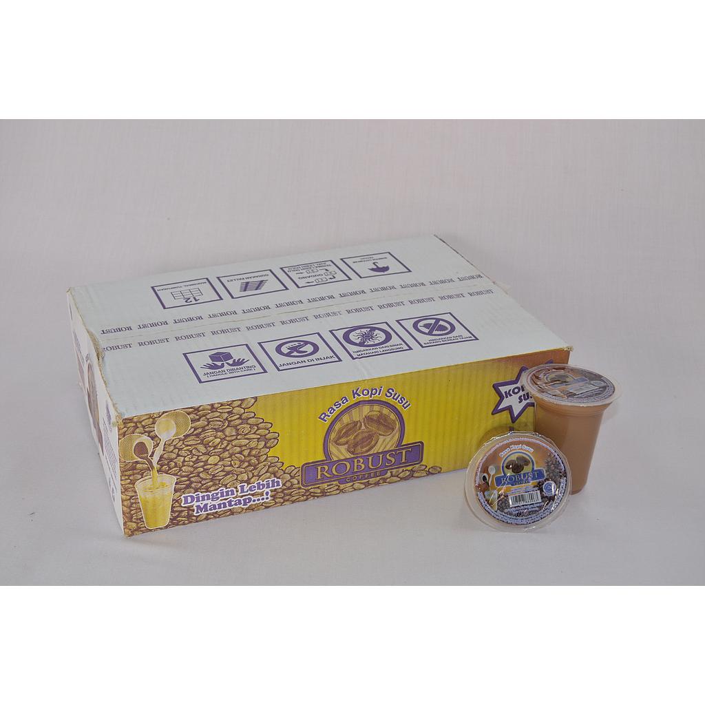 Robust Coffee Rasa Kopi Susu Cup 160ml Karton Isi 24 Pcs 