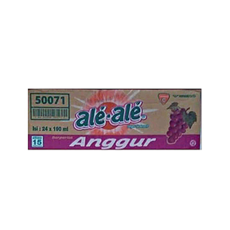 Ale Ale Anggur Cup 190 Ml Karton Isi 24 Pcs
