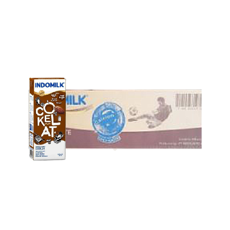 INDOMILK COKELAT 190 ML TETRA PACK KARTON ISI 24