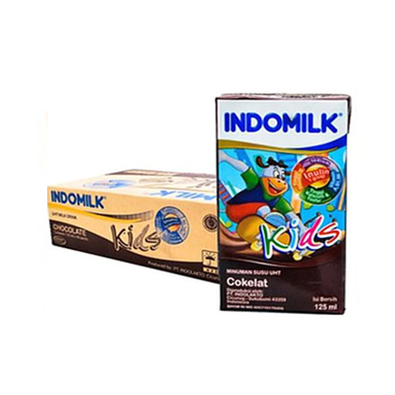 INDOMILK KIDS COKELAT TETRA PACK 115ML KARDUS ISI 40