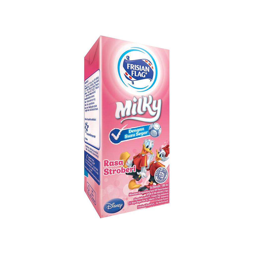 Bendera Uht Strawberry 115 Ml Tetra Pack