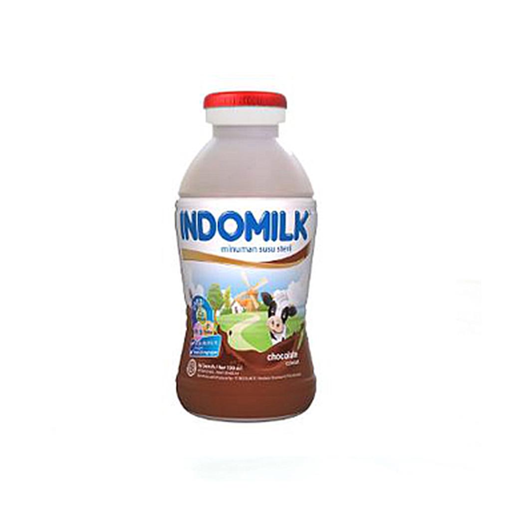 INDOMILK CAIR BOTOL COKLAT 200ML