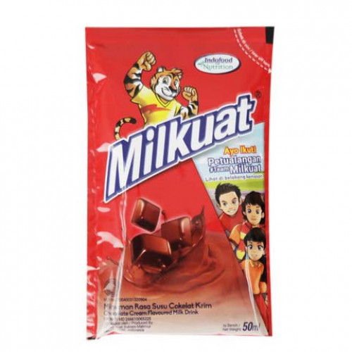 Milkuat susu cokelat Krim sachet 50 ml