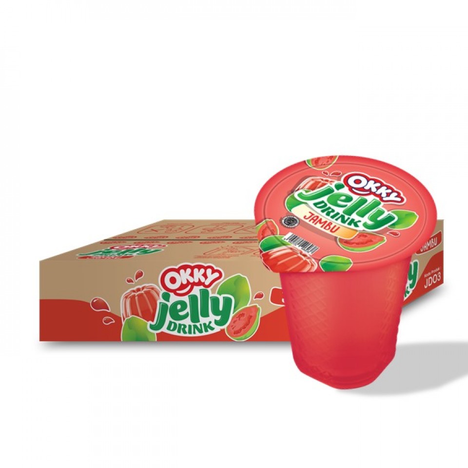 Okky Jelly Drink Jambu Cup 150 Ml Karton Isi 24 Pcs