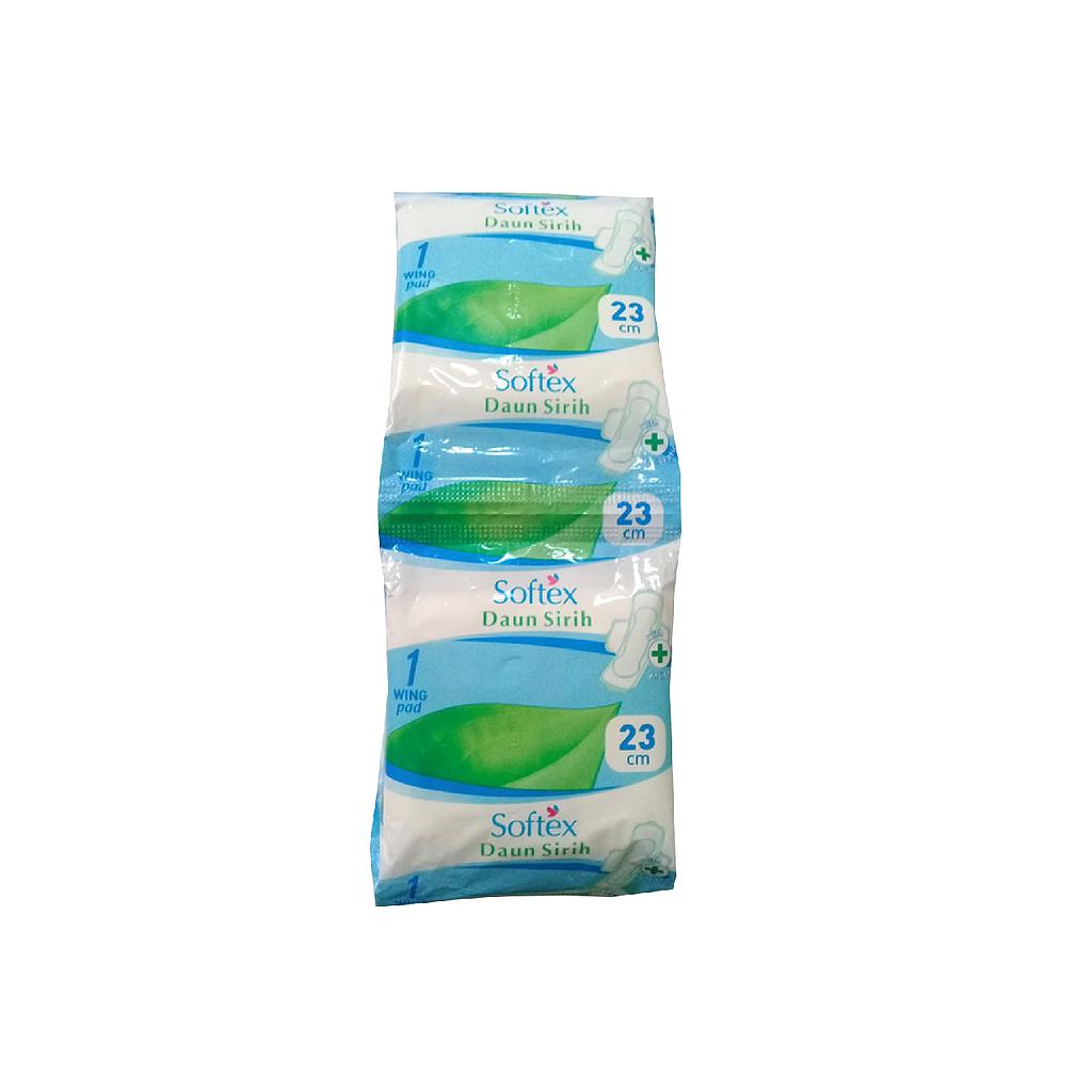 Softex Daun Sirih 1 Pads Plastic Pack