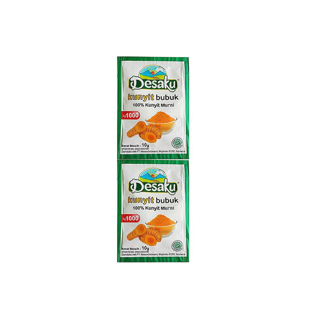 Desaku Kunyit Bubuk Sachet 10 Gr Renceng 12 Pcs