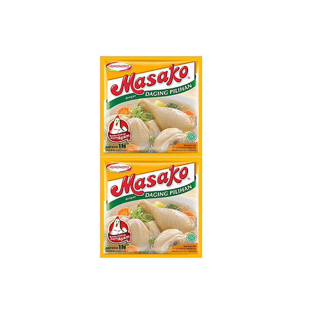 Masako Ayam Sachet 11 Gr Renceng 12 Pcs