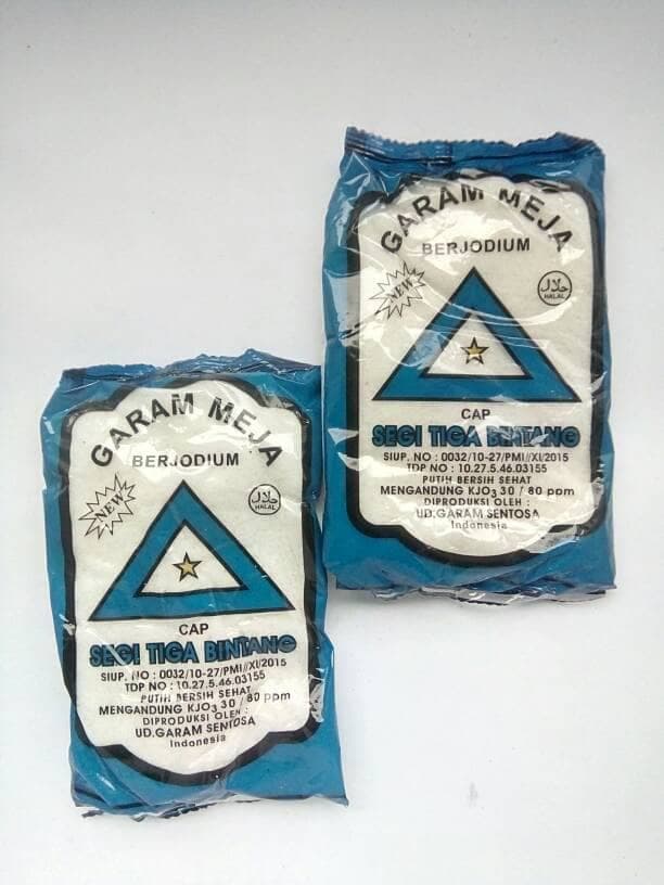 Segitiga Bintang Garam Masak Sachet 135 Gr