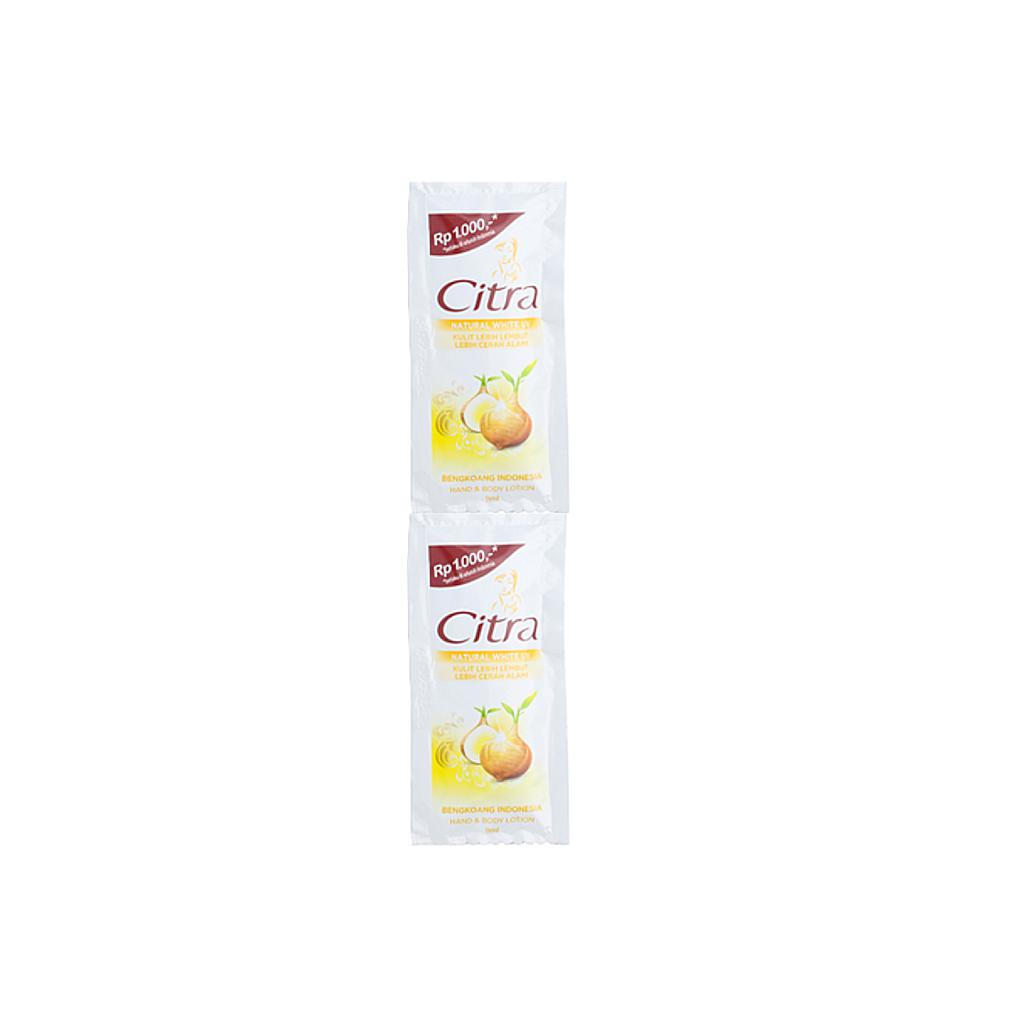 Citra Hand &amp; Body Lotion Bengkoang Sachet 9 Ml Renceng 6 Pcs