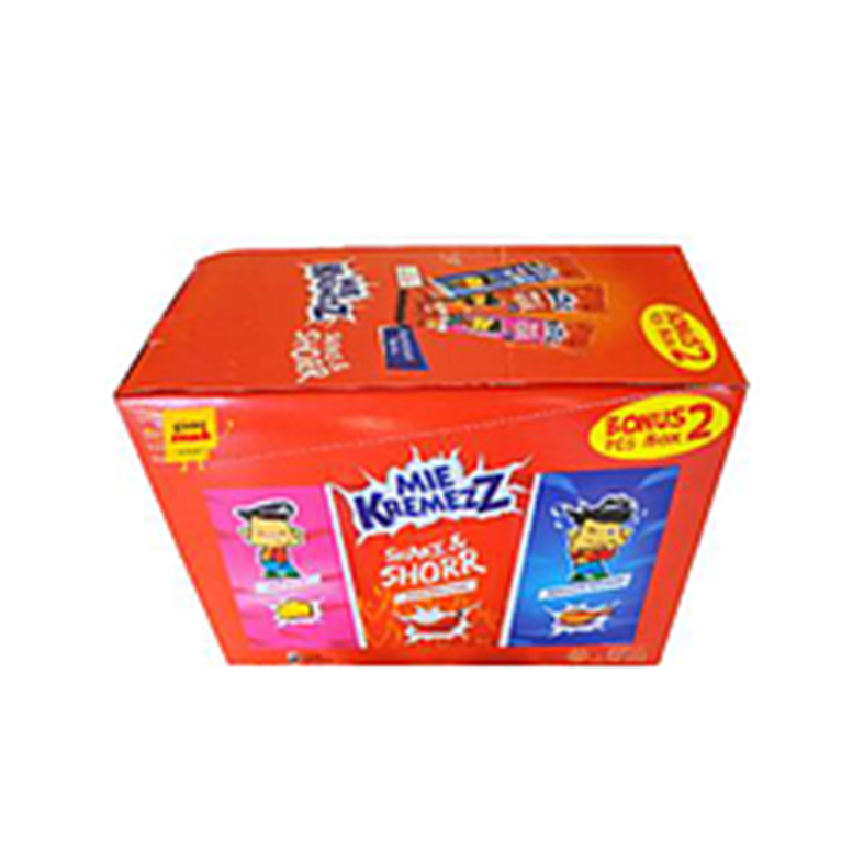 Mie Kremezz Shorr 12 G Plastik Box Isi 12