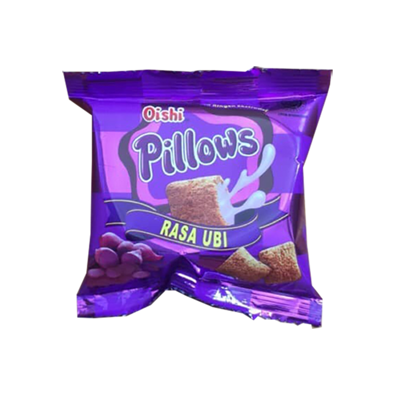 Oishi Pillows Rasa Ubi Pack 8 Gr