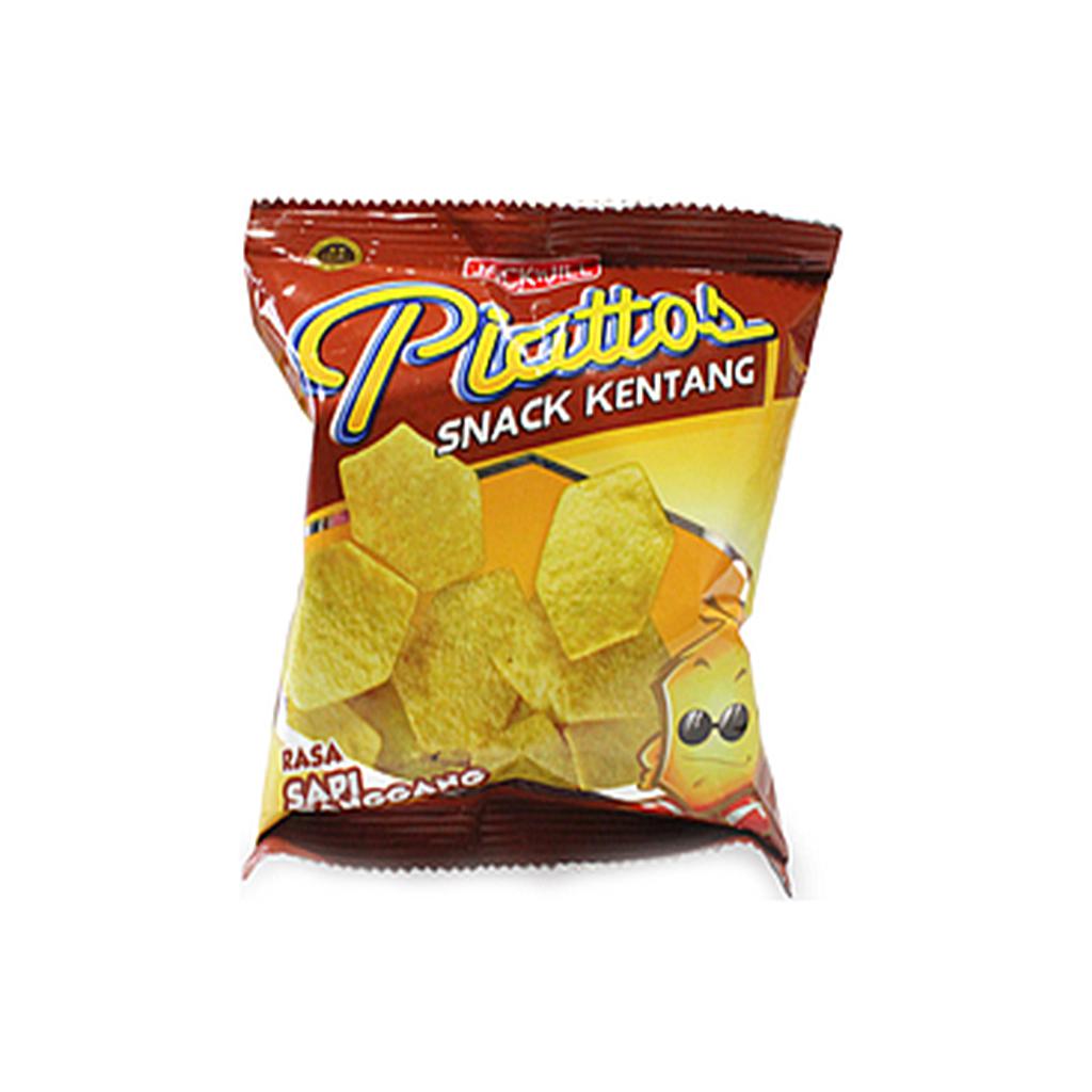 Piattos Ayam Panggang Kecil 11 Gr Renceng Isi 10 Pcs