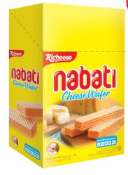 Richeese Nabati Keju 8 G Plastik Box Isi 20