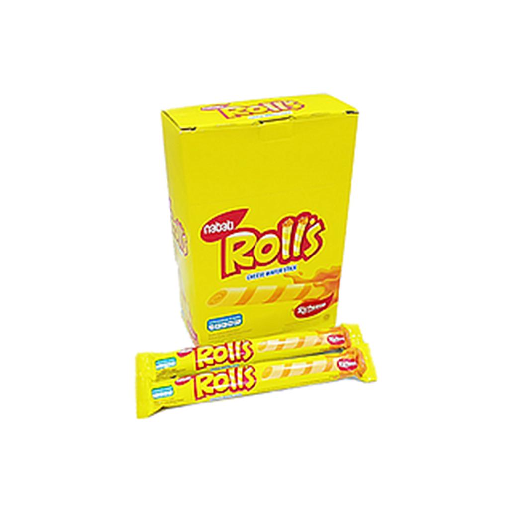 Richeese Roll's Cheese  Pack 8 Gr Box Isi 20