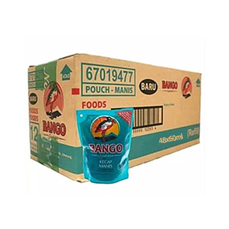 Bango Kecap Manis Sachet 60 Ml Karton Isi 48 Pcs