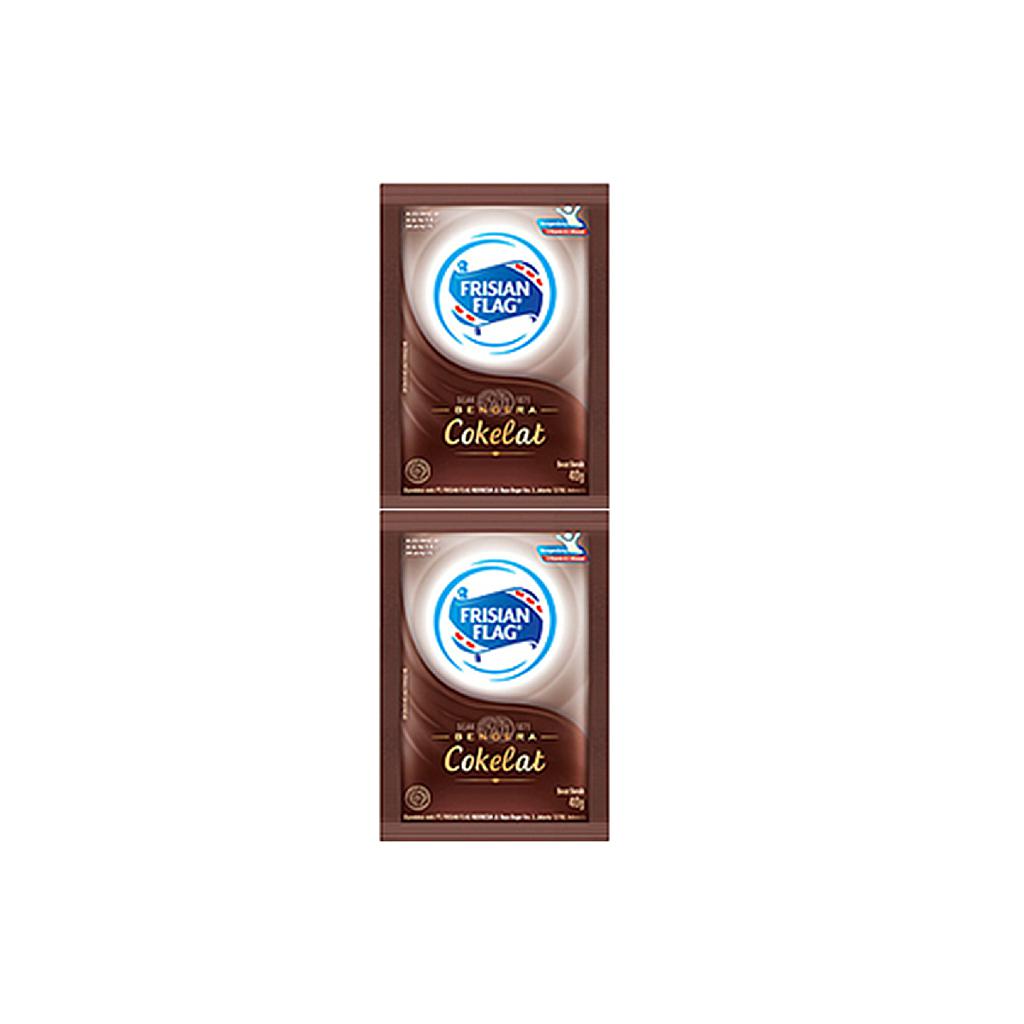 Frisian Flag Susu Kental Manis Cokelat Sachet 40 Gr Renceng 6 Pcs