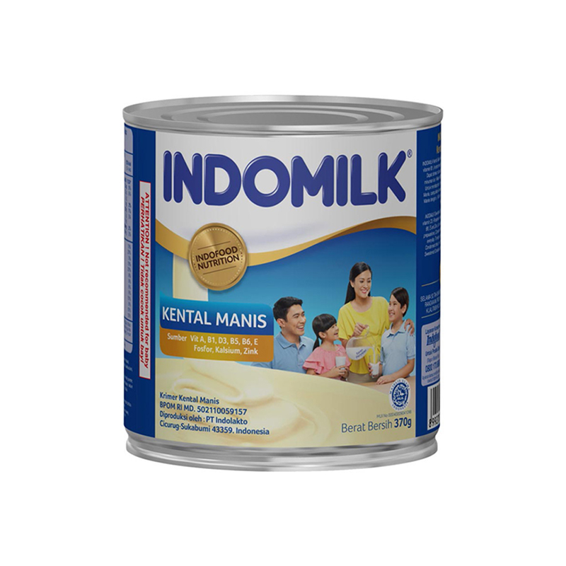 Indomilk Kental Manis Kaleng 370 Gr