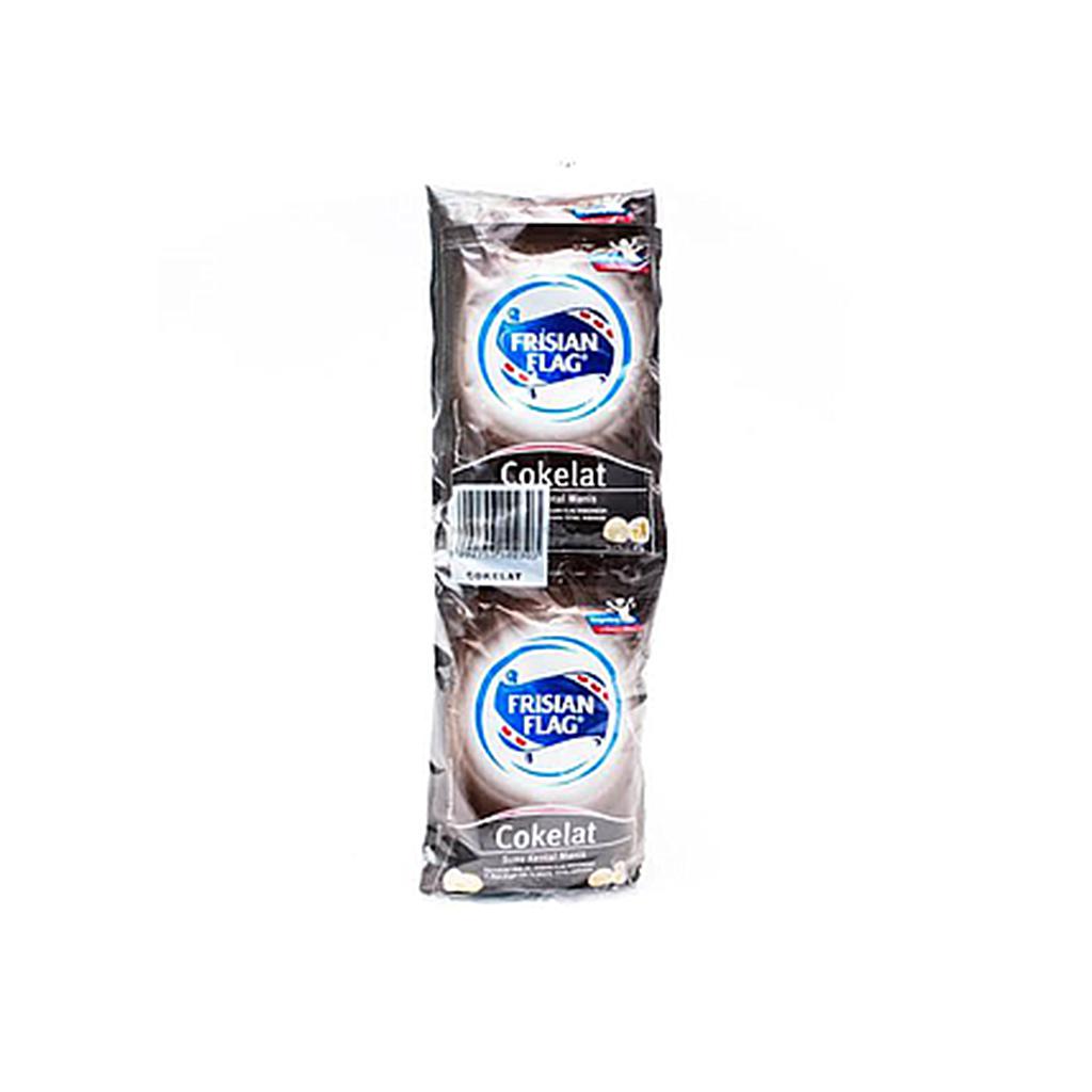 Frisian Flag Kental Manis Chocolate Sachet 40 Gr Pack Isi 6 Pcs