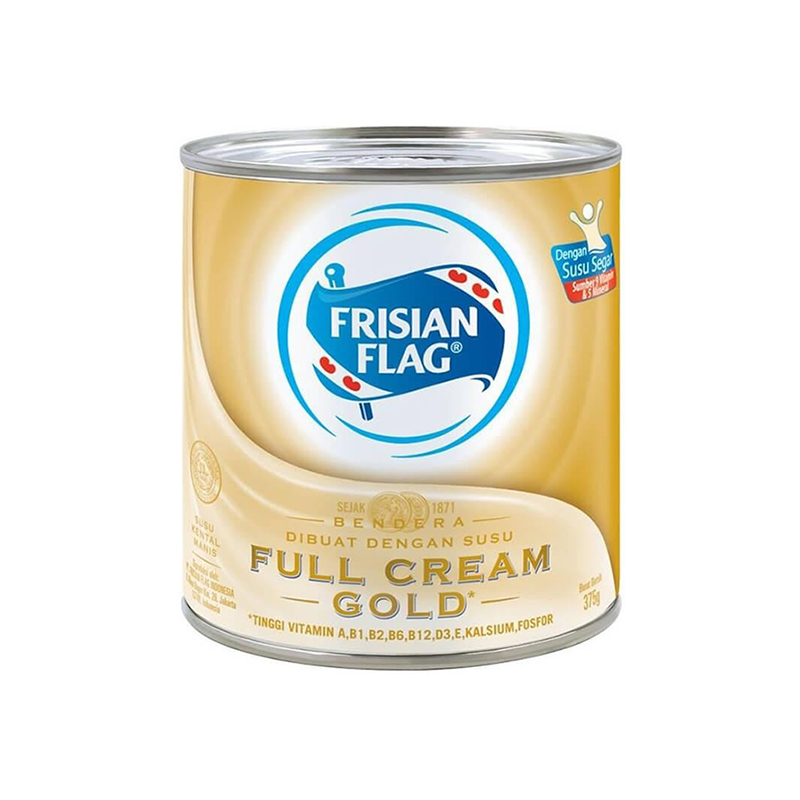 Frisian Flag Full Cream Gold Kaleng 370 Gr