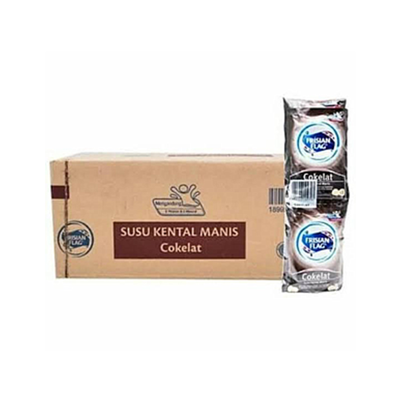 Frisian Flag Kental Manis Coklat Sachet 40 Gr Karton Isi 120 Pcs