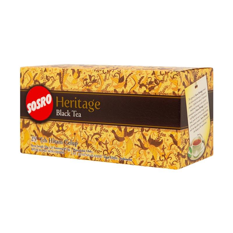 Teh Sosro Celup Black Tea Isi 25 Kantong