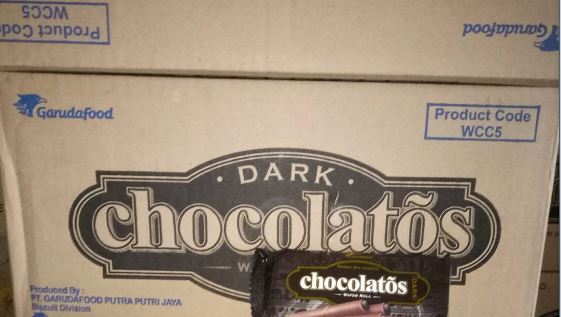 Gery Chocolatos Dark Chocolate 9 G Plastik Karton Isi 120