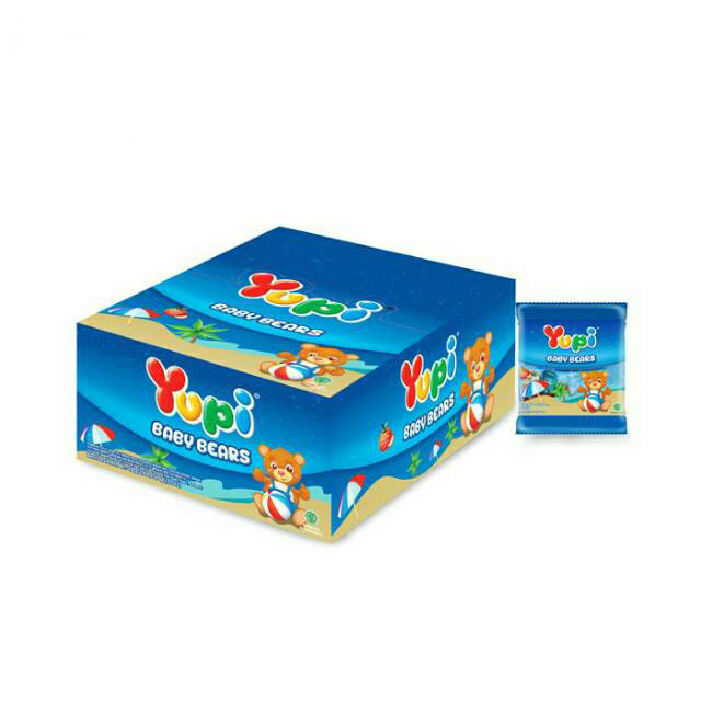 Yupi Baby Bears Sachet 17 G Box Isi 12